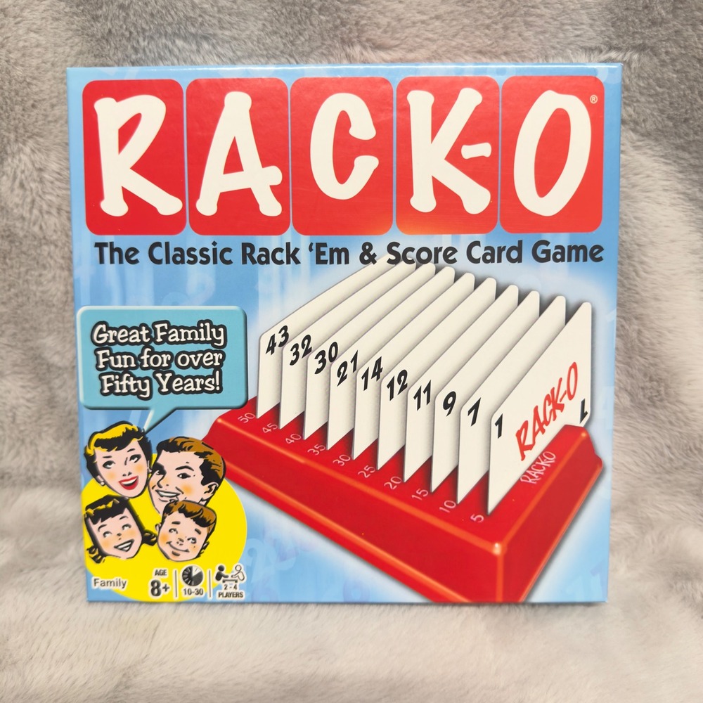 Rack‎ O The Classic Rack Em Score Card Game Hasbro Gaming Family Fun Ages 8